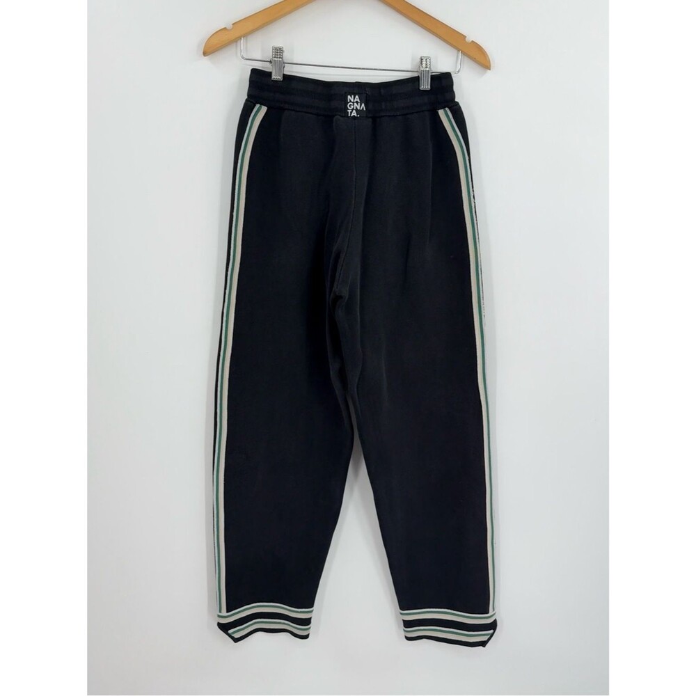 Nagnata Organic Cotton Genderless Motley Lounge Pant | Black | Small